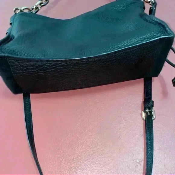 Stuart Weitzman Zoey Black Chain Detail shoulder bag Crossbody - Picture 11 of 12